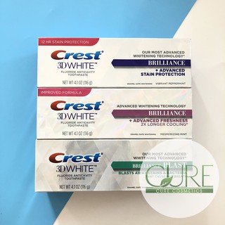 Kem đánh răng Crest 3D WHITE BRILLANCE của Mỹ