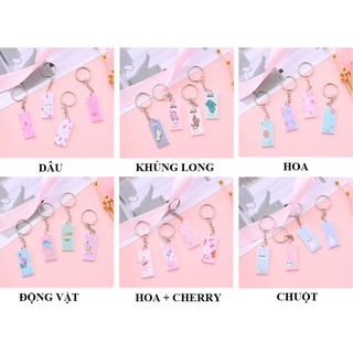 Móc Khóa Chữ Nhật Các Loại