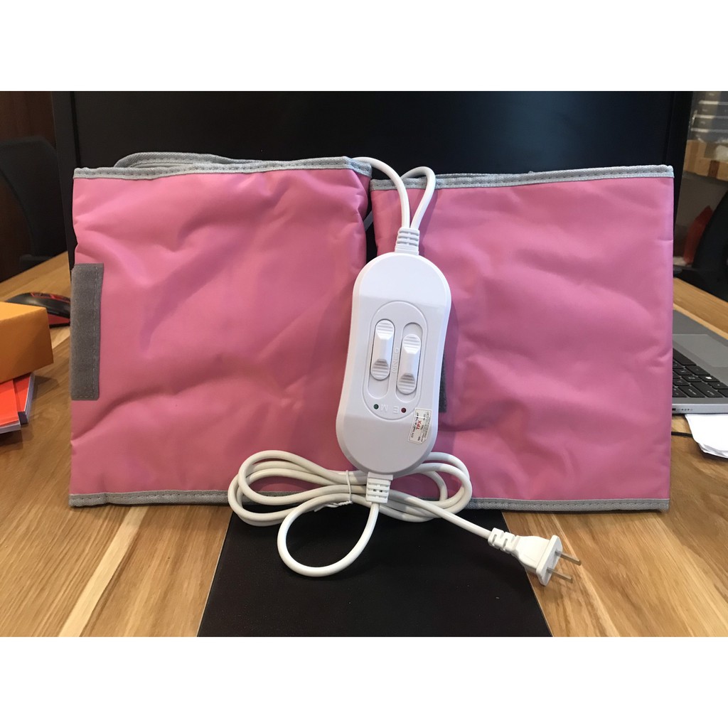 Đai Quấn Nóng Rung Giảm Béo Bắp Đùi Tay Đai Màu Hồng Có Chế Độ Massage. Bảo Hành 12Th