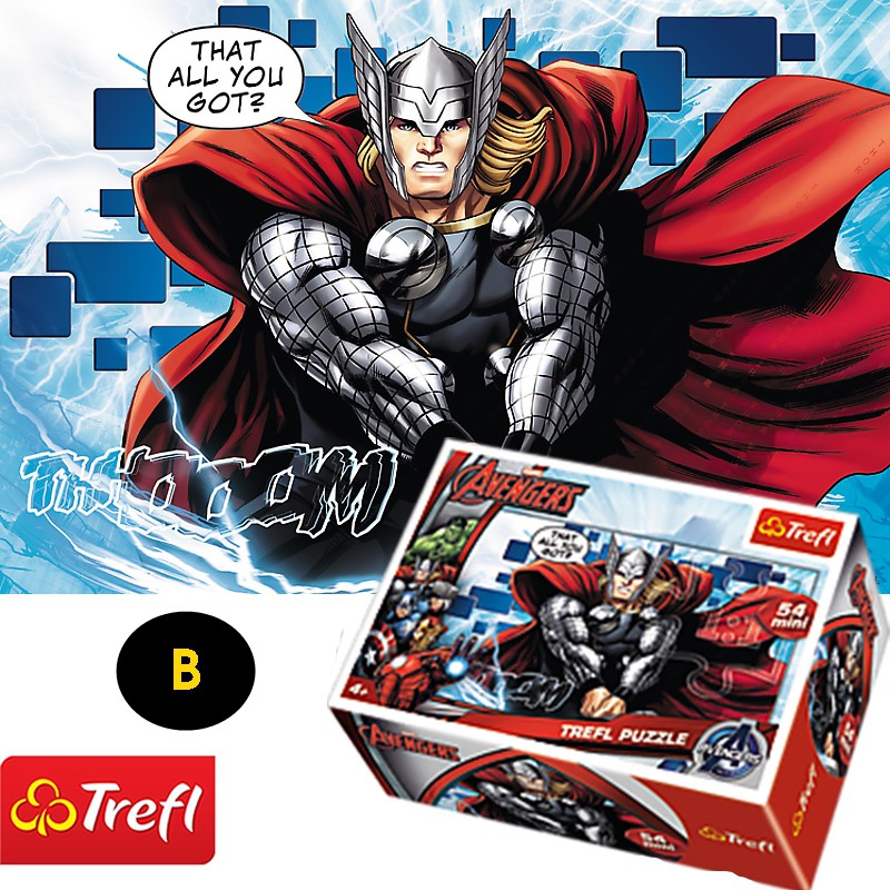 Tranh ghép hình TREFL mini 54140 - 54 mảnh Đội quân Avenger