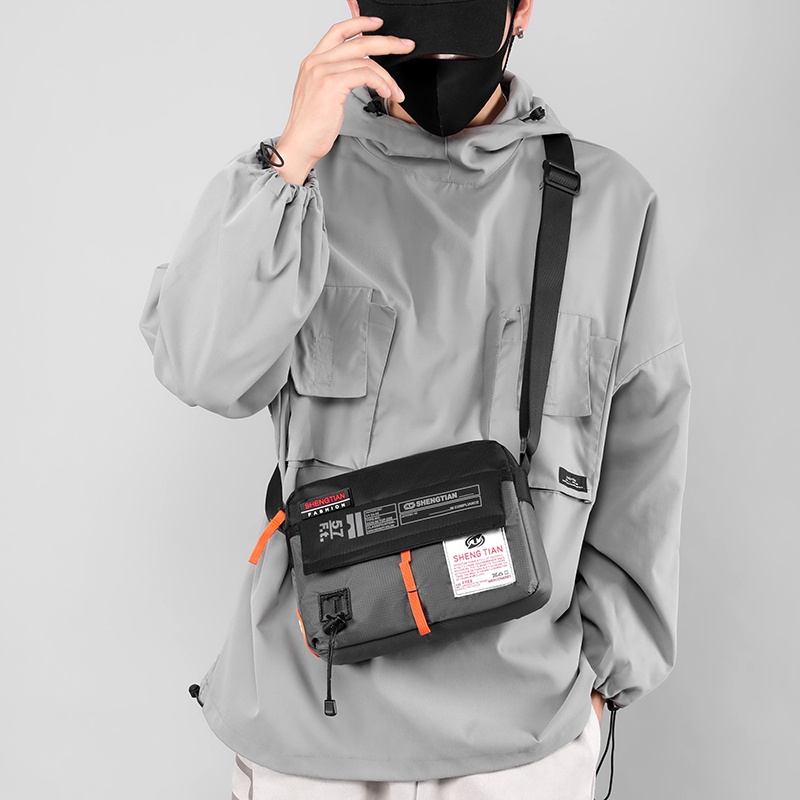 Túi Đeo Chéo Vai Bằng Nylon Chống Thấm Nước Phong Cách Mới Cho Nam