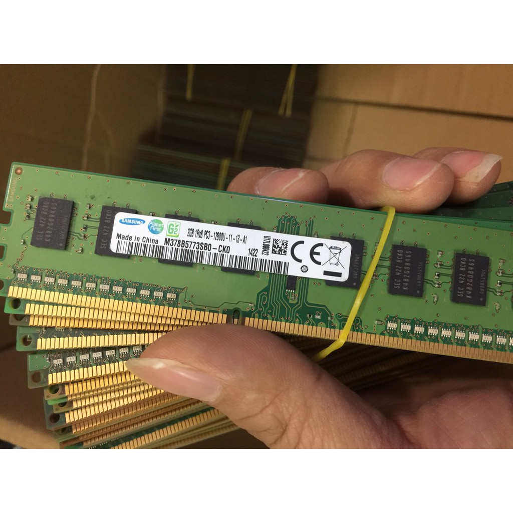 Ram máy tính để bàn DDR3 4GB bus 1600Mhz, ram pc tháo máy tính đồng bộ DELL HP.. . Bảo hành 1 tháng