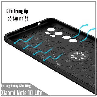 Ốp lưng cho Xiaomi Mi Note 10 Lite chống sốc iRing Auto Focus