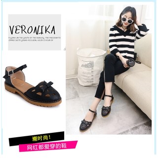 Giày oxford nơ đục