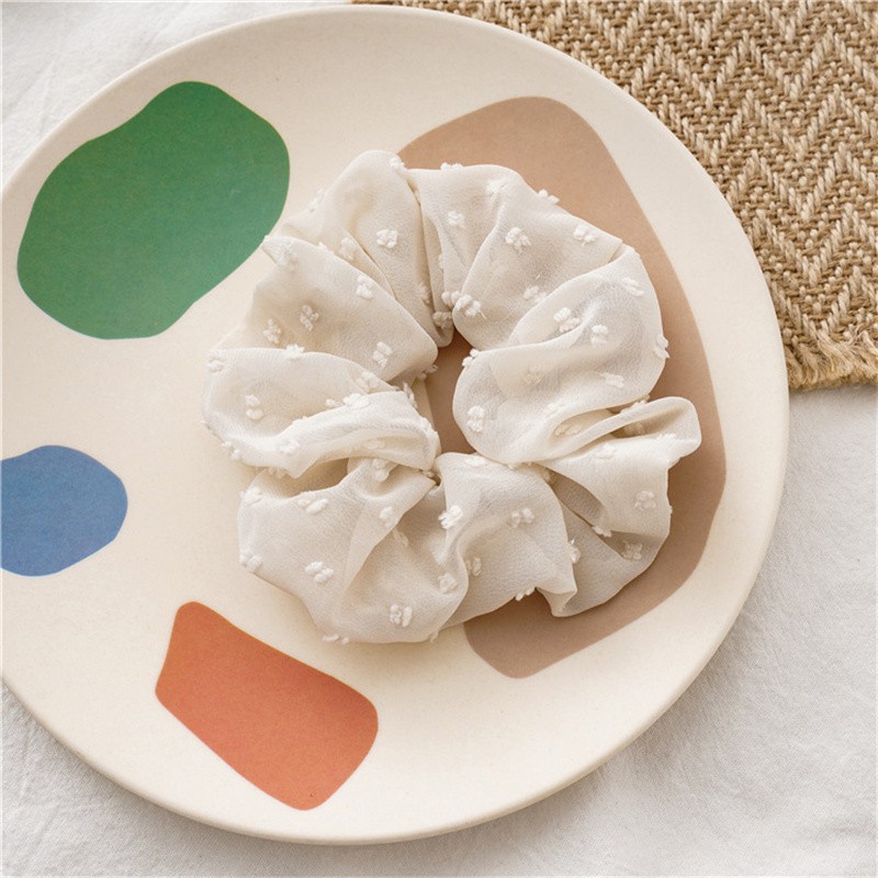 Dây buộc tóc cỡ lớn 5 màu sắc tùy chọn cho nữ