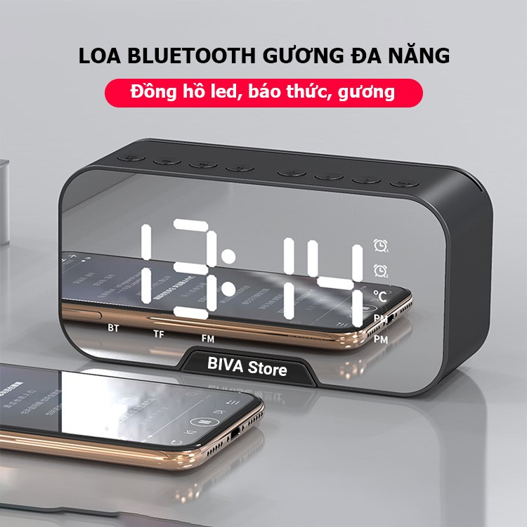 Loa bluetooth gương đa năng 2021