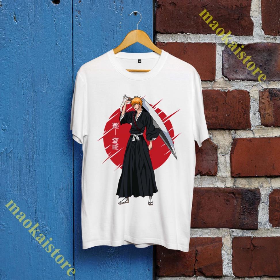[DISCOUNT]💚Áo Thun Ichigo Kurosaki - Áo Thun Bleach - Ichigo T-Shirt - Bleach T-Shirt siêu đẹp - BLH
