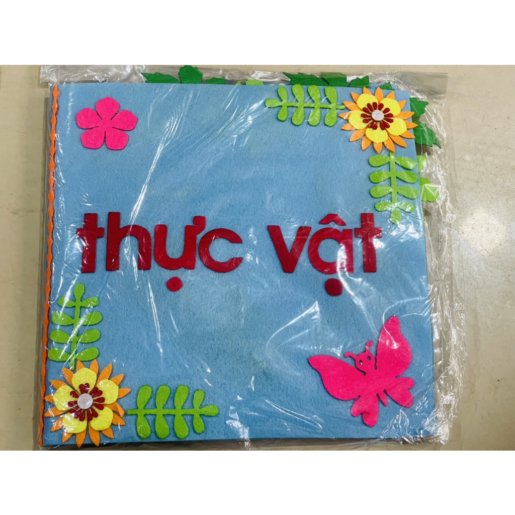 Sách vải theo 10 chủ đề mầm non - KPKH