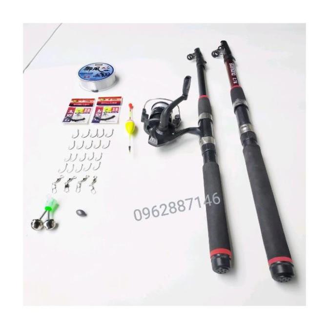 Bộ Cần Câu Cá Rút Shimano Nexsus Power 1m8 Kèm Máy Và Phụ Kiện Đầy Đủ + 1 Cuộn Cước -Đ𝗢̂̀𝗖𝗔̂𝗨373