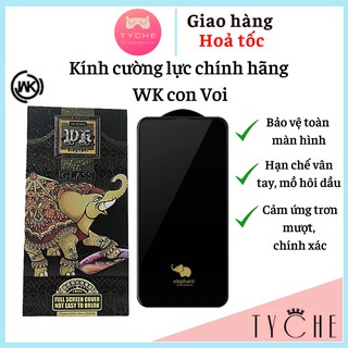 Kính cường lực chính hãng WK con voi cho 7p/8p/x/xs/xsmax