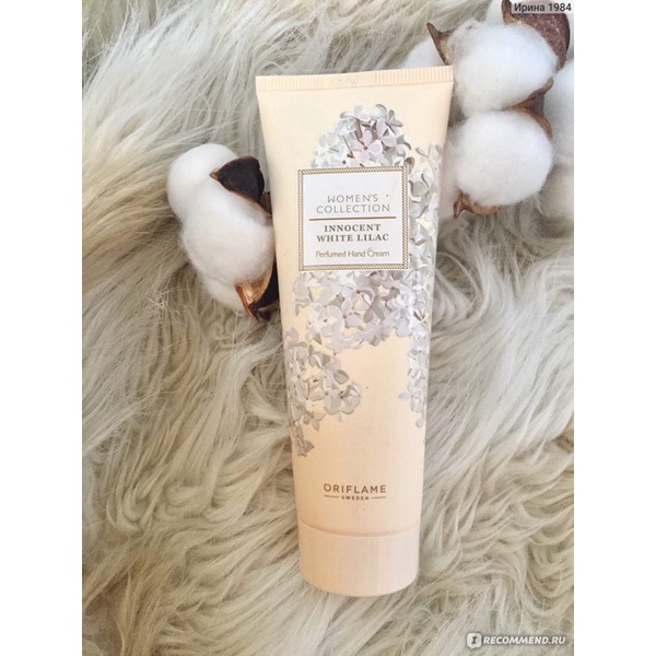 Kem dưỡng da tay hương nước hoa Oriflame Women’s Collection Innocent White Lilac Perfumed Hand Cream 43672