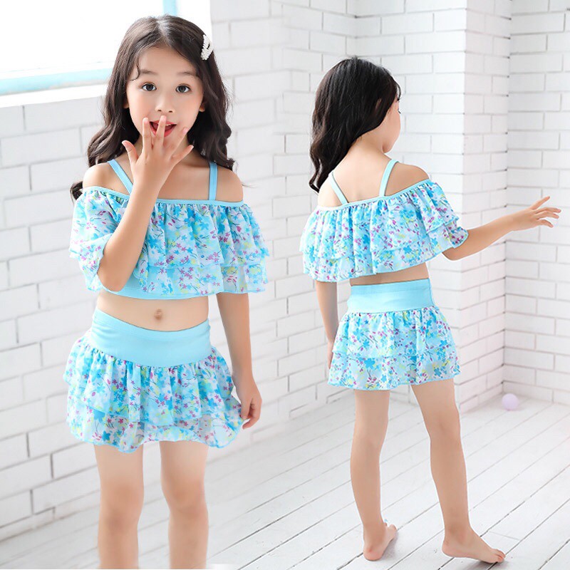 Bikini Đồ Bơi Đi Biển Áo Tắm Trẻ Em Hai Mảnh | BigBuy360 - bigbuy360.vn