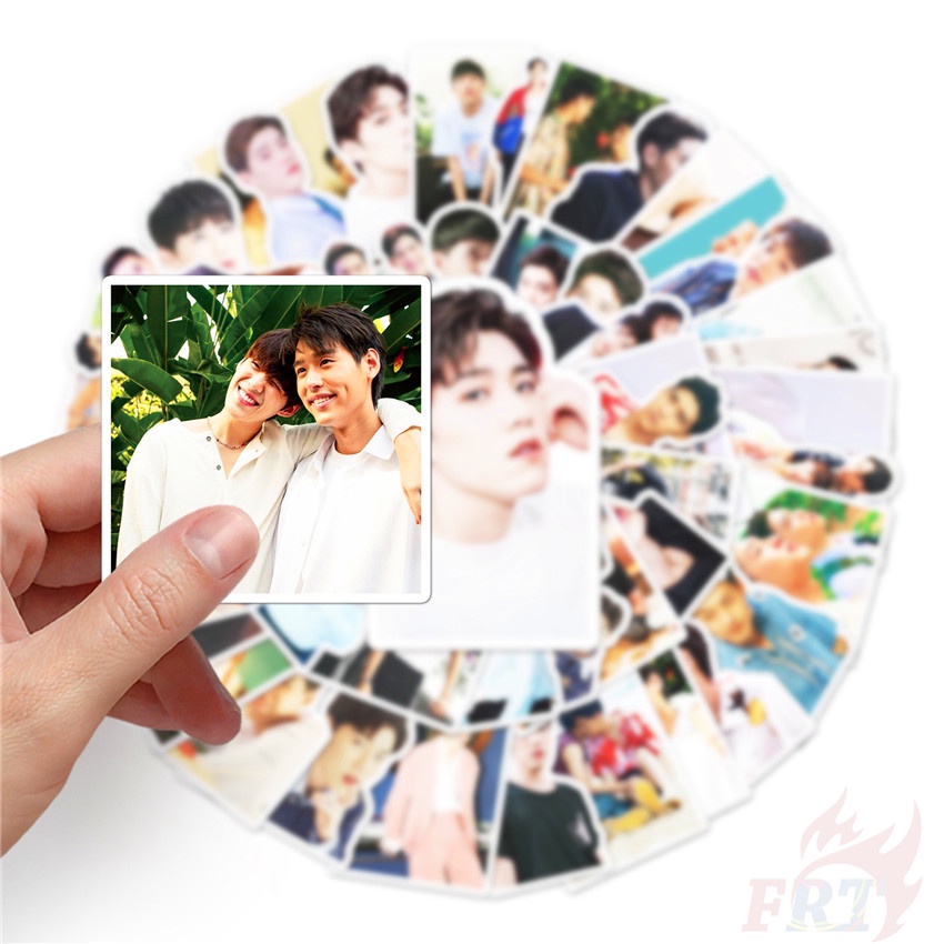 Bộ 50 miếng dán thời trang chống nước in chữ Interpret My Love As Your Heart Series 04