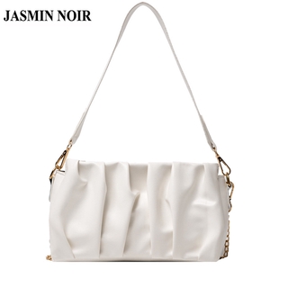Túi đeo vai JASMIN NOIR phối dây xích thời trang cho nữ