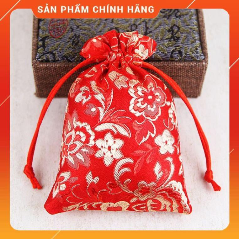 *SIÊU RẺ* túi gấm đỏ đựng trang sức 10x13cm