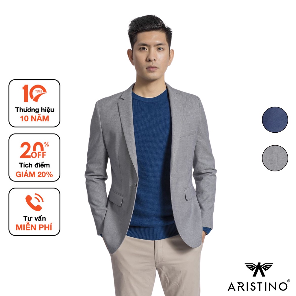Áo vest nam Aristino túi nắp giả thời trang lịch thiệp, khỏe khoắn - ABZ00708