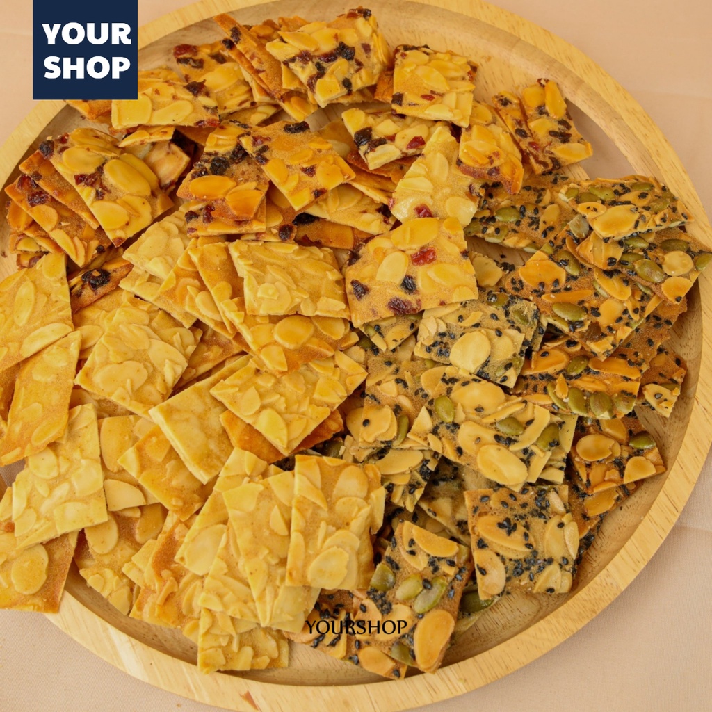 Bánh Ngói Hạnh Nhân Ăn Kiêng Siêu Hạt Chuẩn Keto by Yourshop