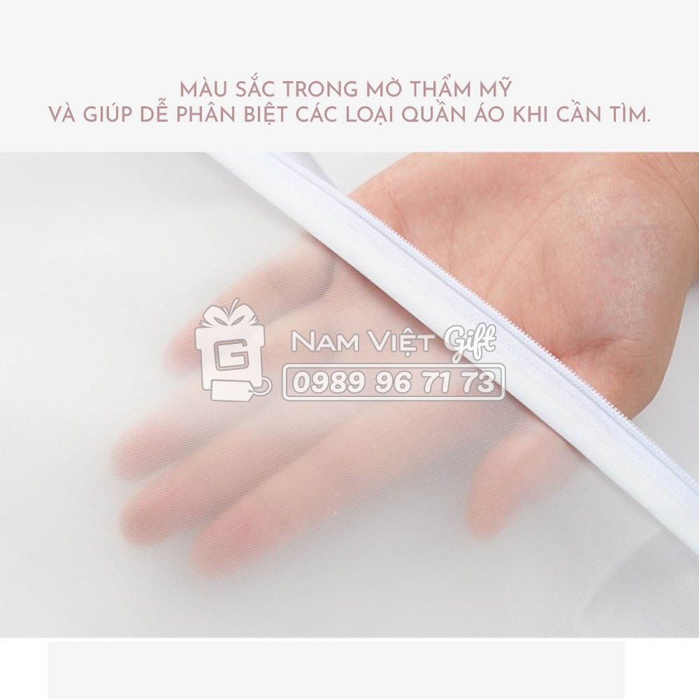 Túi Bọc Quần Áo Chống Bụi Treo Tủ Túi Trùm Quần Áo - Nhiều Size