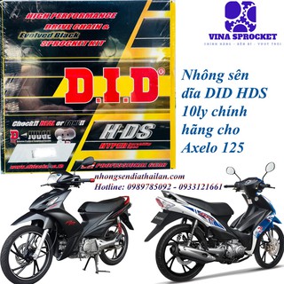 Nhông Sên Dĩa Axelo Hiệu DID Sên 10ly HDS, Hướng Dẫn Phân Biệt DID Chính Hãng