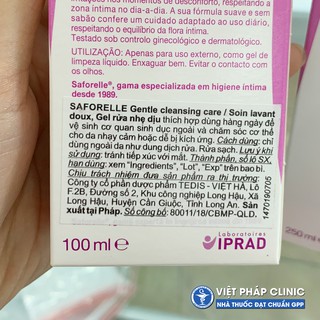 Dung dịch vệ sinh phụ nữ saforelle