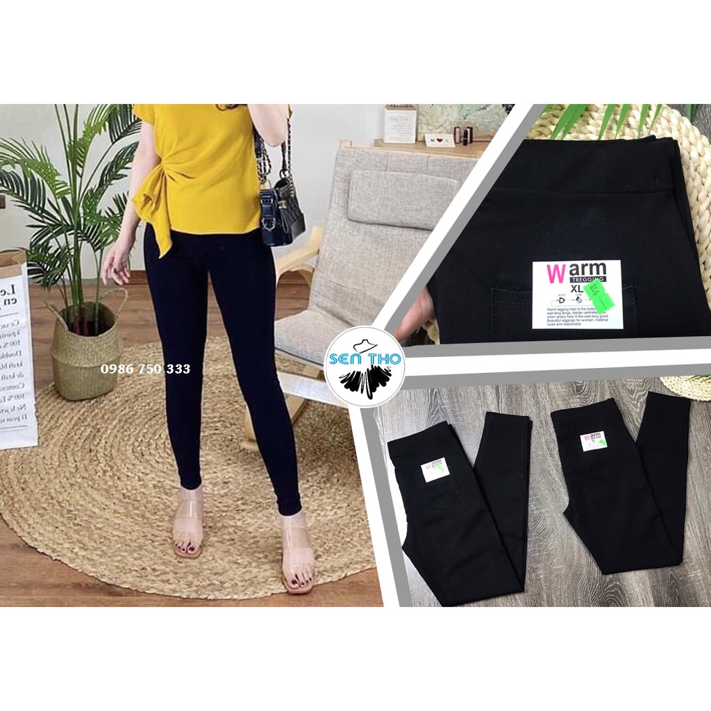 Quần Legging Nữ Warm Cao Cấp Hàng VNXK, Thun Co Giãn 4 Chiều, Chất Vải Dày Dặn,Mặc Tôn Dáng, Chân Dài