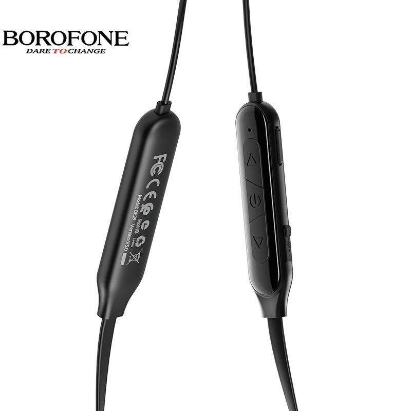 Tai nghe nhét tai bluetooth BOROFONE BE29 Sport chống ồn không dây, nghe nhạc đàm thoại 10 tiếng - Chính hãng