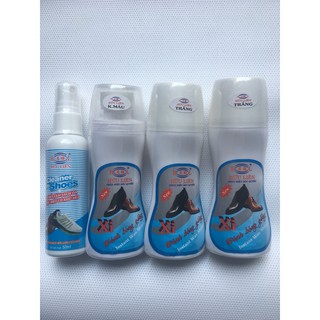 Xi Đánh Giày Hữu Liên 50ml (2 Trắng,Không Màu) + Chai Khử Mùi