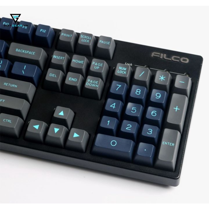 Bộ nút nhựa bàn phím cơ SA Maxkey Deep Sea 139 nút nhựa ABS 2 shot