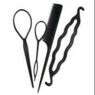 Bộ dụng cụ búi tóc 4 món