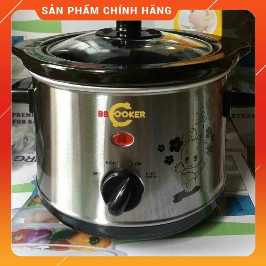 [FREESHIP] Nồi nấu cháo chậm cho bé BBCooker 2.5L, thương hiệu Hàn Quốc [ hàng chính hãng, BH 1 năm ]