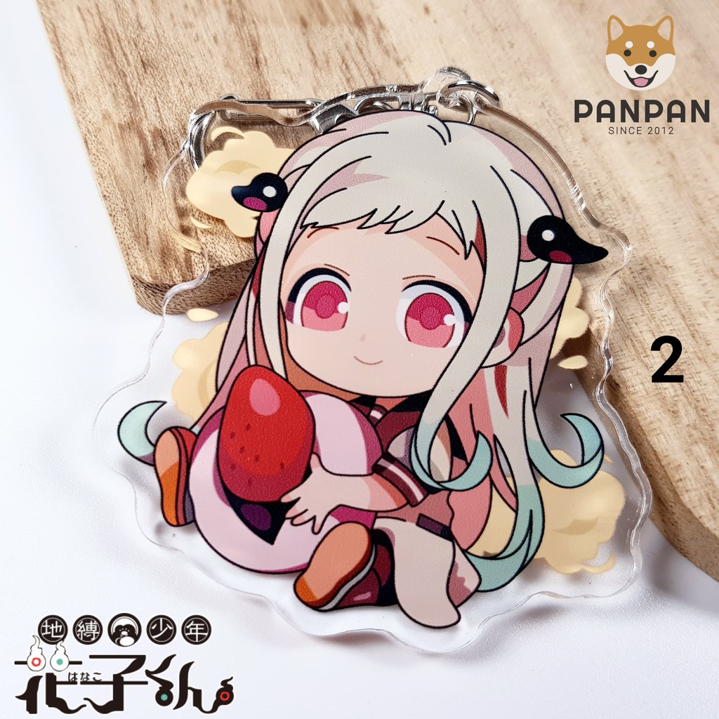 Móc khóa Anime Jibaku Shounen Hanako-kun NGỒI (6cm)