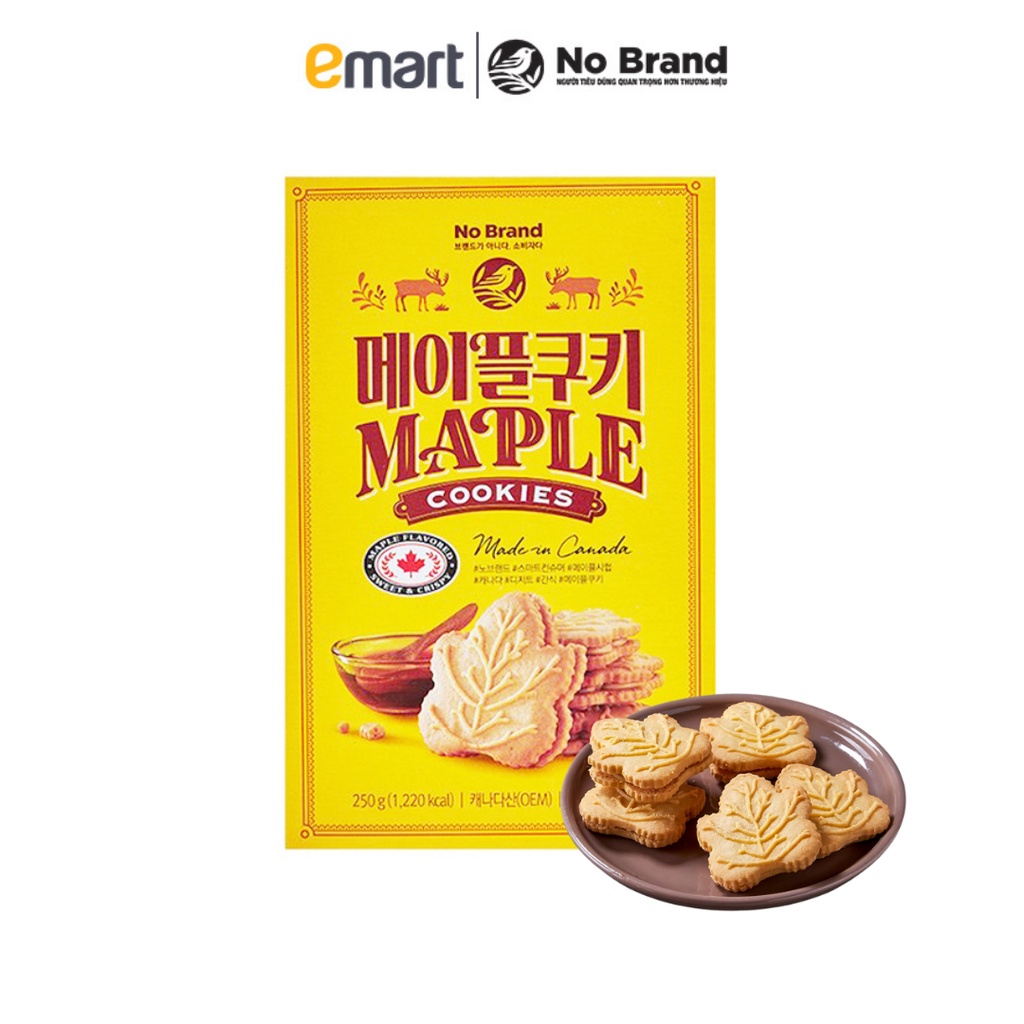 Bánh Quy Hình Lá Phong No Brand 250g - Emart VN