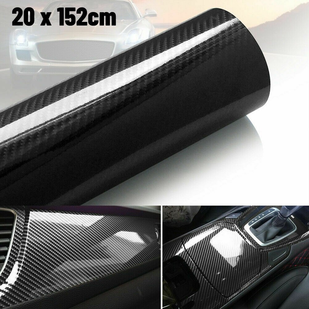 Decal DáN 7D 20 * 152cm BằNg SợI Carbon Trang Trí Xe Hơi