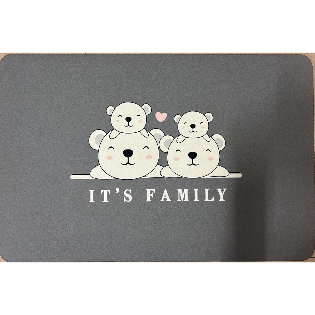 Thảm nhà tắm hình chữ nhật, thảm chùi chân chống trượt nhanh khô, thảm chân decor nhà tắm, nhà bếp ThamNTHCN