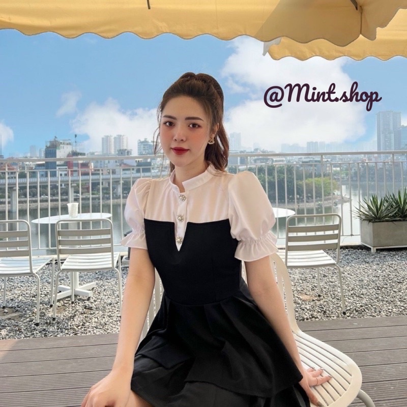 ÁO SƠ MI FORM CHIẾT EO CỔ TÀU, ÁO SƠ MI CÔNG SỞ THANH LỊCH