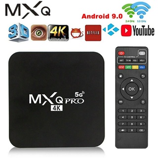 Android Tivi Box MXQ PRO TV Box  Android 10.1 4K  4G+64G Thiết bị chuyển đổi TV thường thành Smart Tivi Box