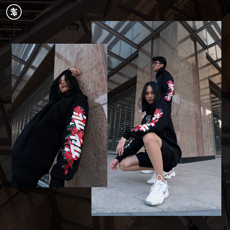 Áo hoodie nỉ bông có mũ Flagger Blooming UNISEX - YÊU LÀ ĐỦ | BigBuy360 - bigbuy360.vn