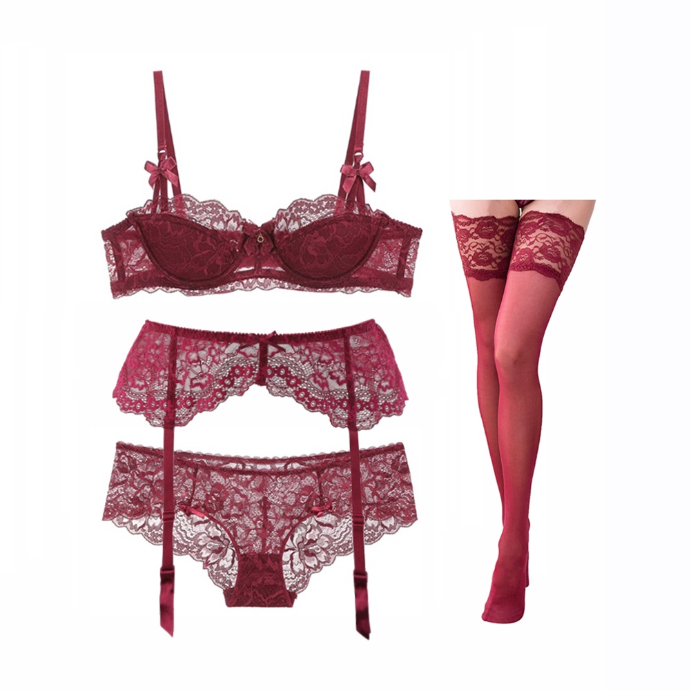 Set đồ lót ren VARSBABY quyến rũ thời trang cho nữ