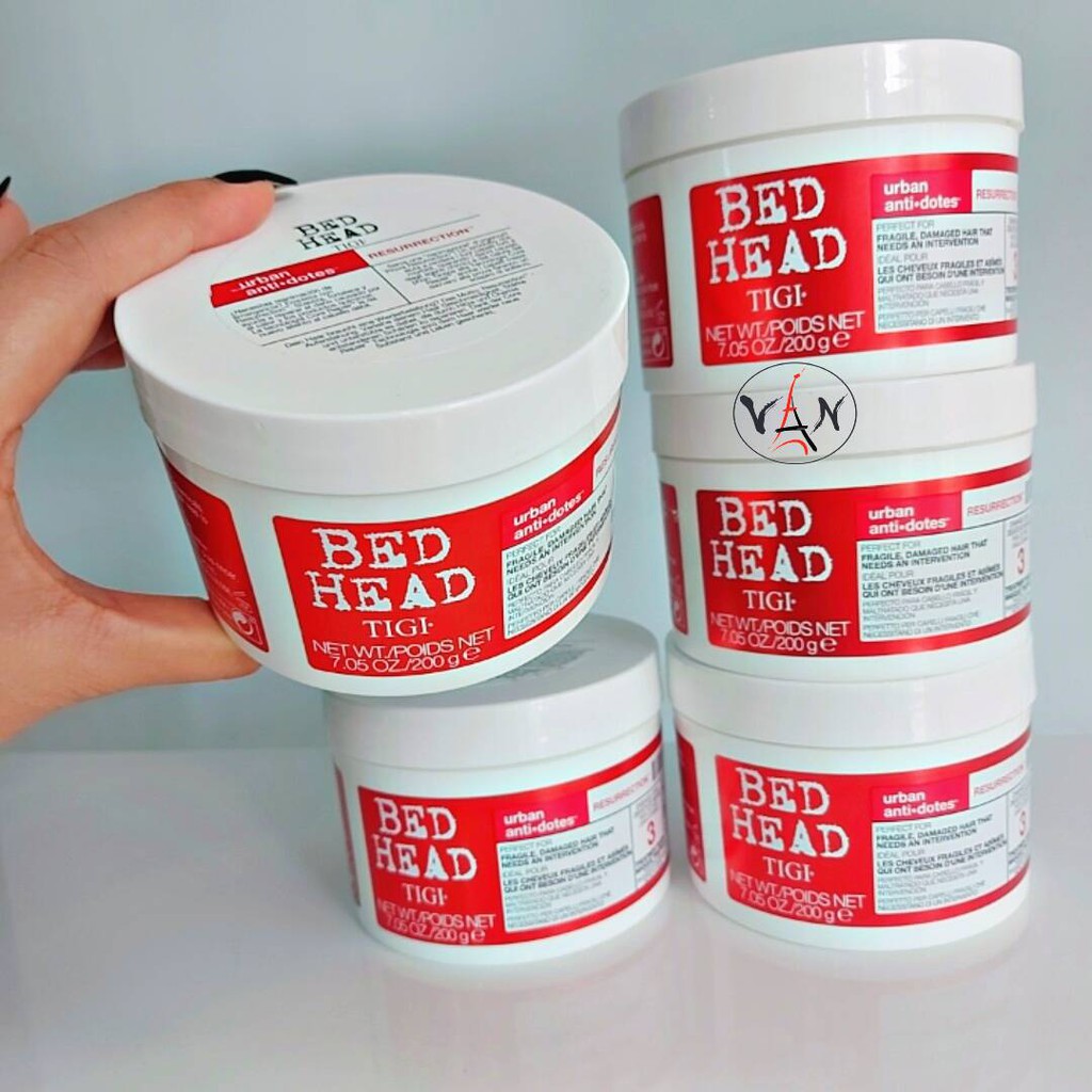 Kem ủ tóc Tigi Bed Head Treatment (Đỏ) dành cho tóc hư tổn nặng, xơ rối 200g