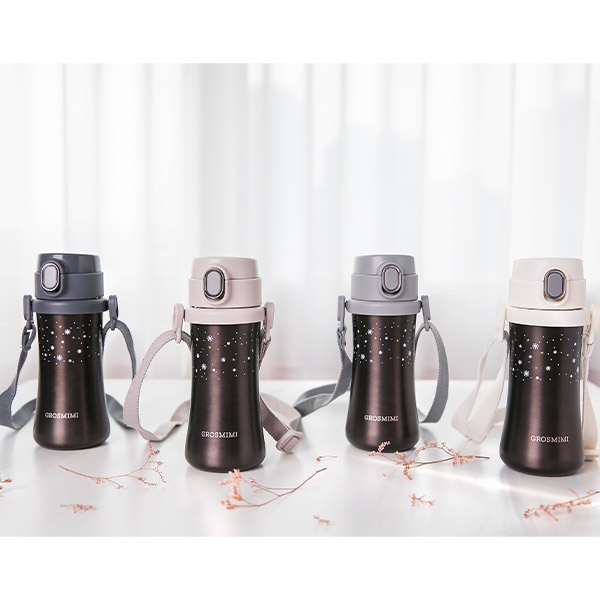 🇰🇷 GROSMIMI Bộ ống hút và bình sữa Grosmi ONE TOUCH CAP V2 12 màu