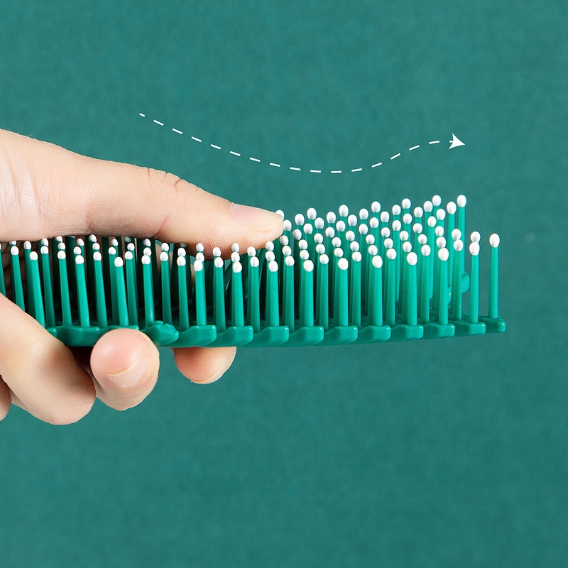 Lược Chải Tóc Hình Xương Cá Có 3 Màu Khác Nhau