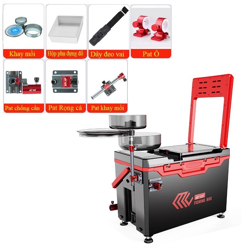 thùng câu đài 32 lít hãng MC hàng chính hãng y hình