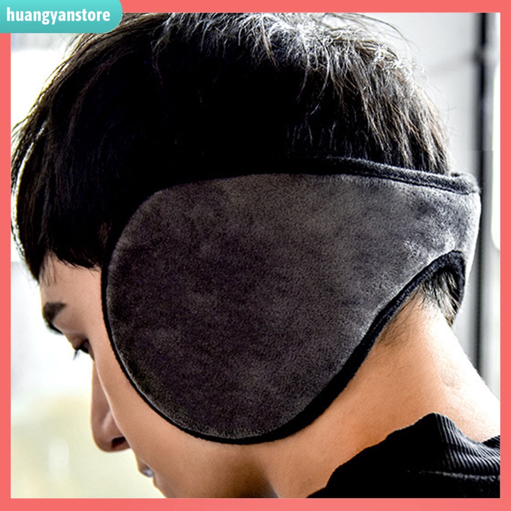 HY| Bông chụp tai giữ ấm linh hoạt cho nam tùy chọn màu sắc