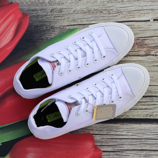 Giày Sneaker Chuck 2 Trắng Nữ Cổ Thấp ZRF