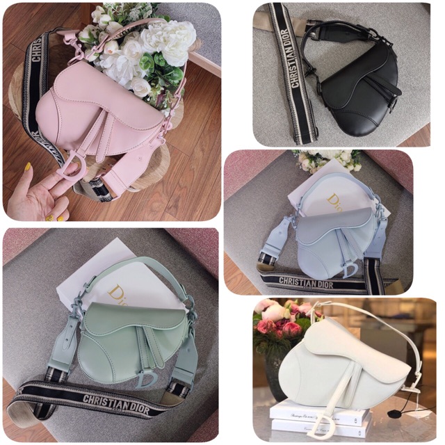 Túi xách nữ đeo chéo yên ngựa khoá cùng màu túi da mịn xịn dây đeo thổ cẩm hàng cai cấp fullbox có hộp