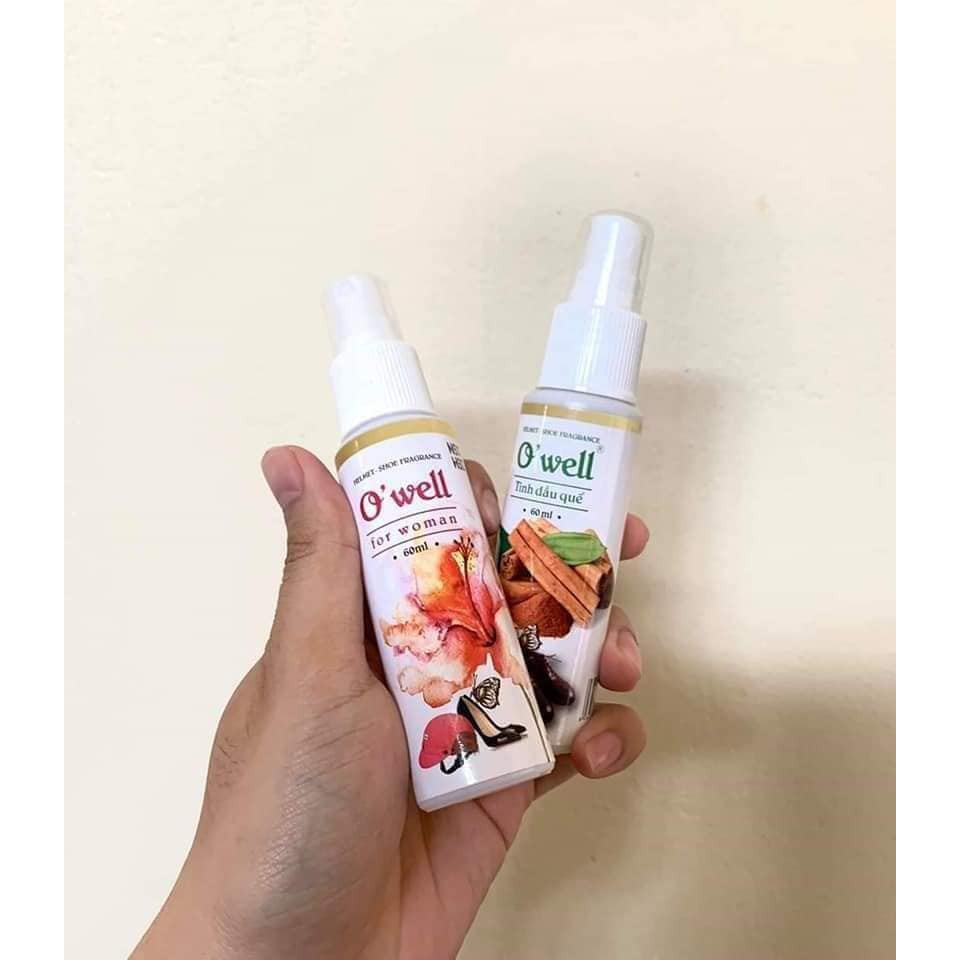 XỊT KHỬ MÙI GIÀY DÉP, MŨ BẢO HIỂM OWELL