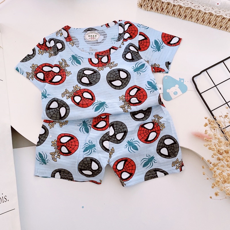 Sale !!! (Bảng Nhí) Bộ Cộc Cotton Sợi Tre Hàng Quảng Châu Cho Bé (8-16kg)(1426 ) Shop Phúc Yến