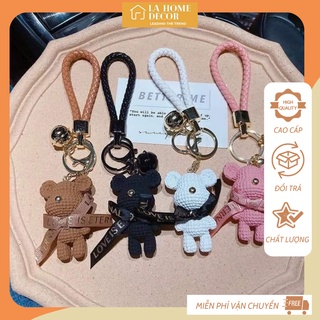 Móc khóa gấu bông treo balo, dễ thương, móc chìa khóa cute mini