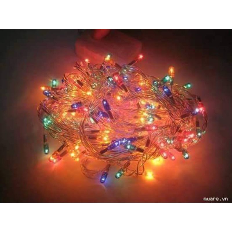 Combo 10 bộ đèn Led kim 7 màu trang trí dài 5m nhấp nháy. tự động đổi màu