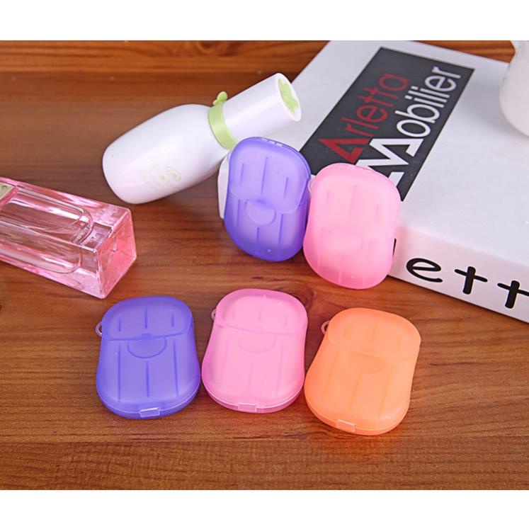 Xà Phòng Giấy Du Lịch 1 Lần, Xà Bông Rửa Tay Dạng Miếng Tiện Lợi